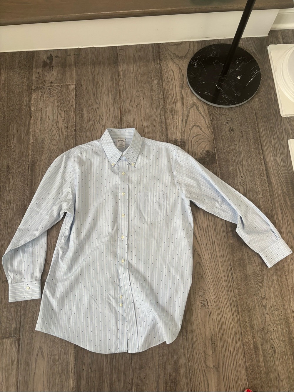 Brooks Brothers Light Blue Striped Dress Shirt